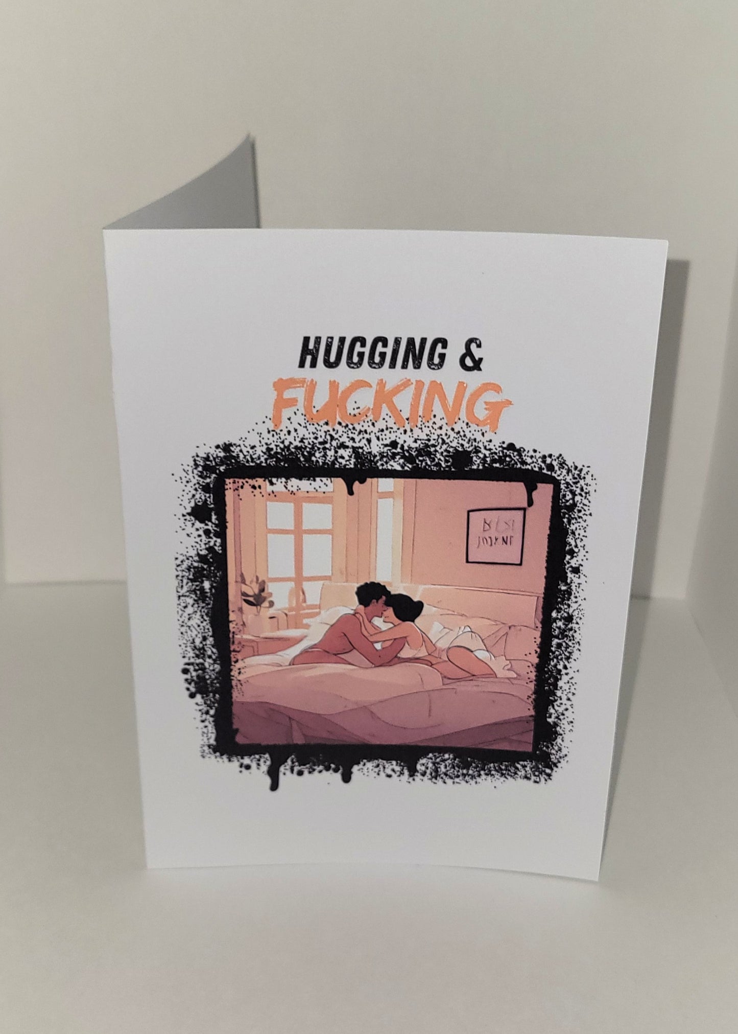 Hugging & Fucking Humor Card