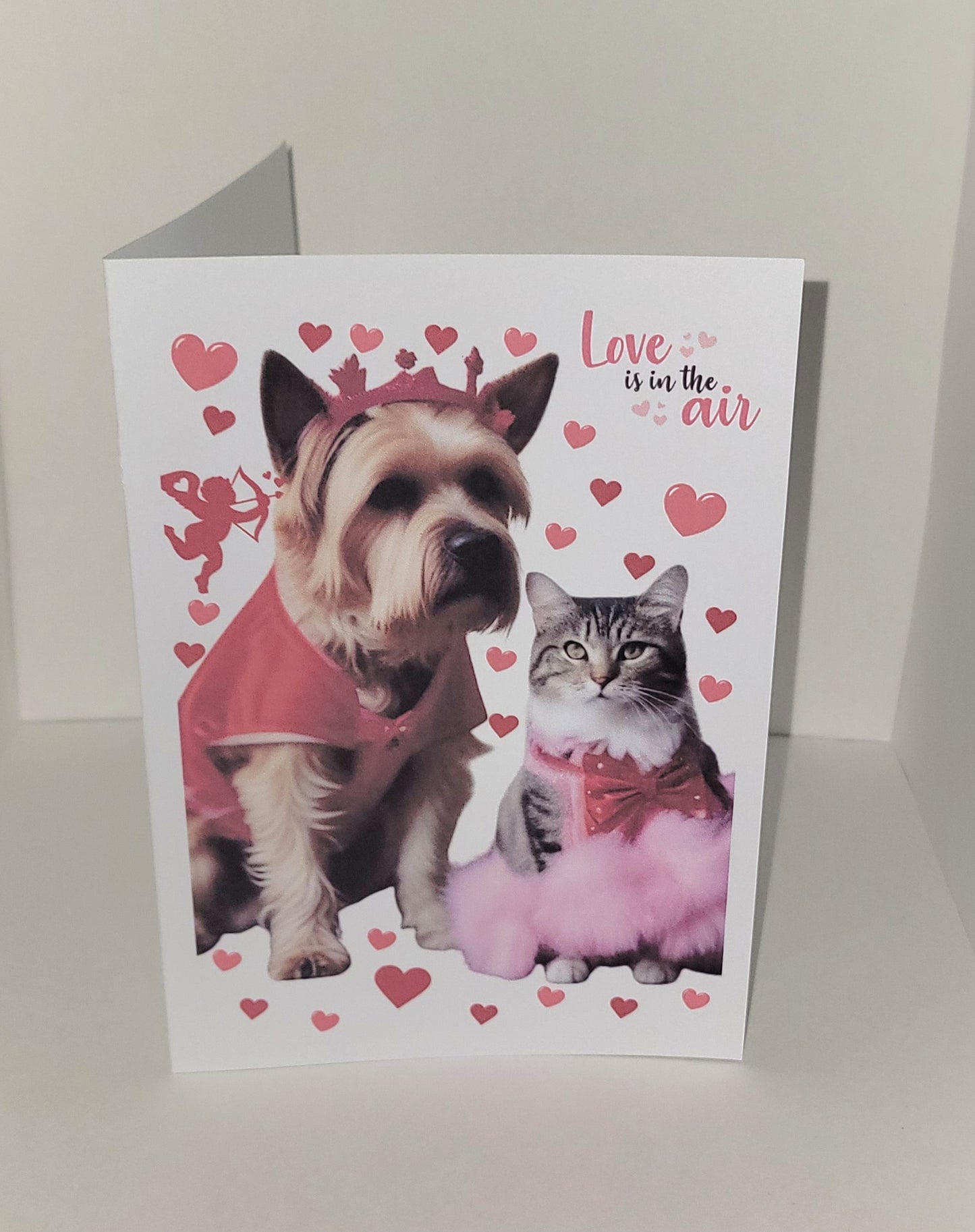 Cupid Shot Love Is In The Air Card