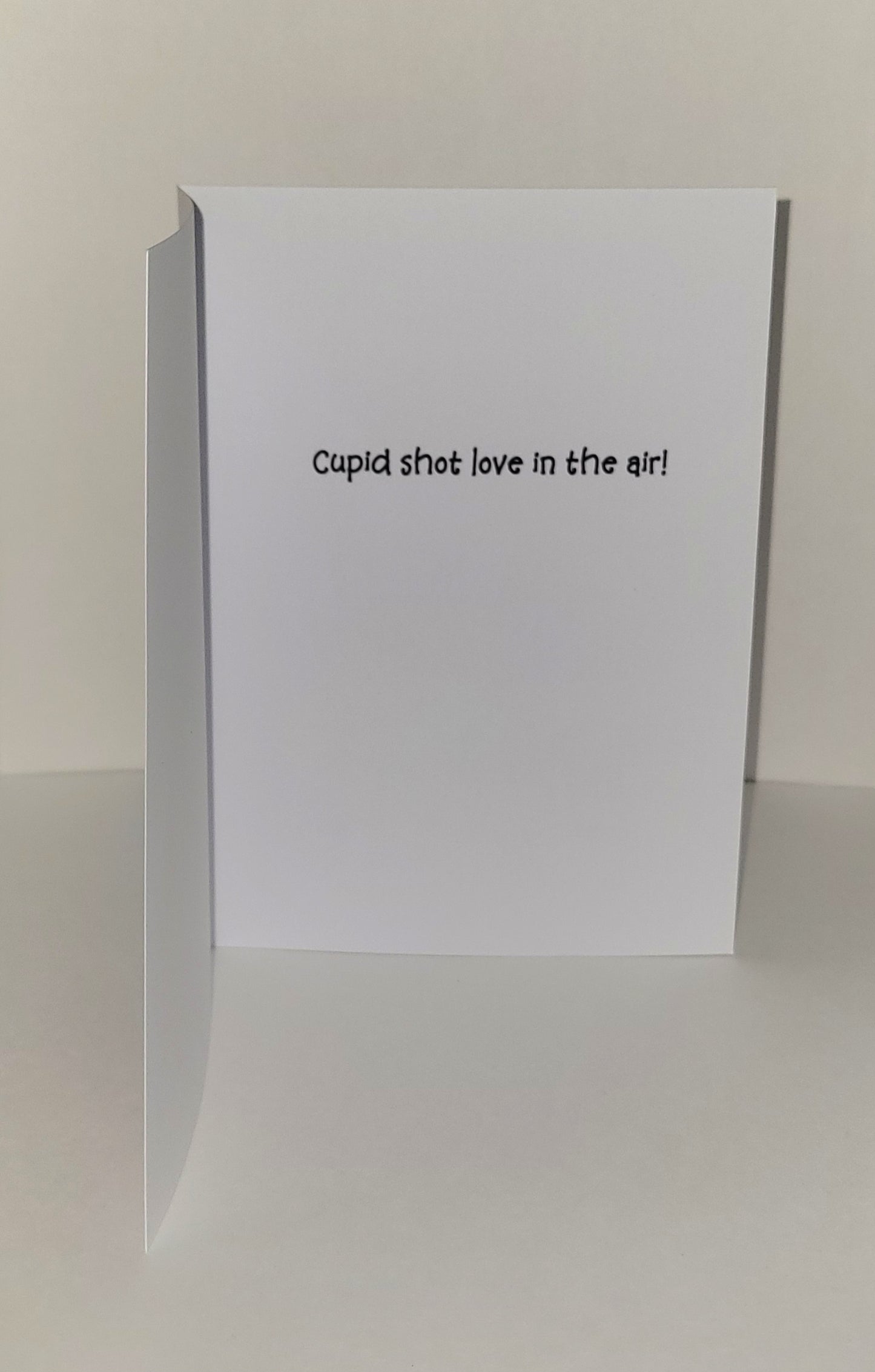 Cupid Shot Love Is In The Air Card