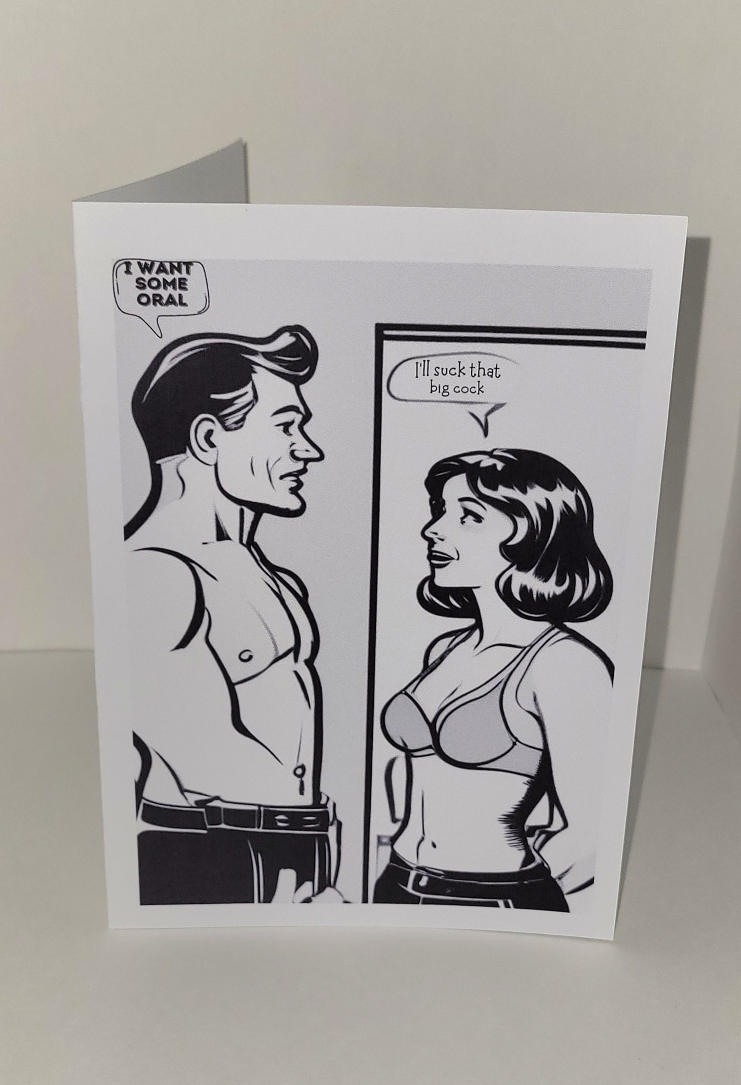 Comic Naughty Birthday Card