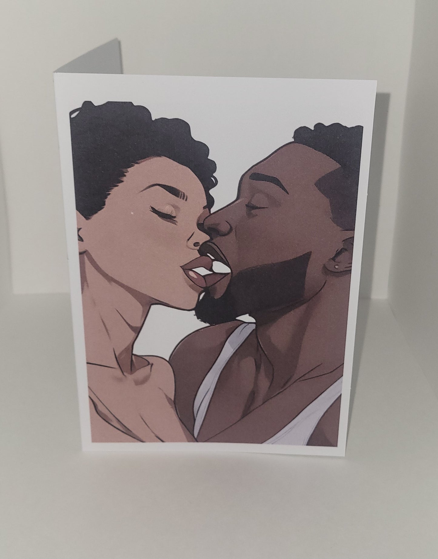 Kissing Naughty Card