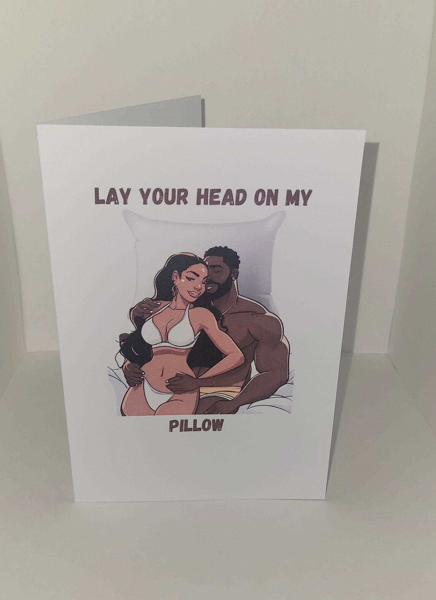 Lay Your Head Naughty Humor Card