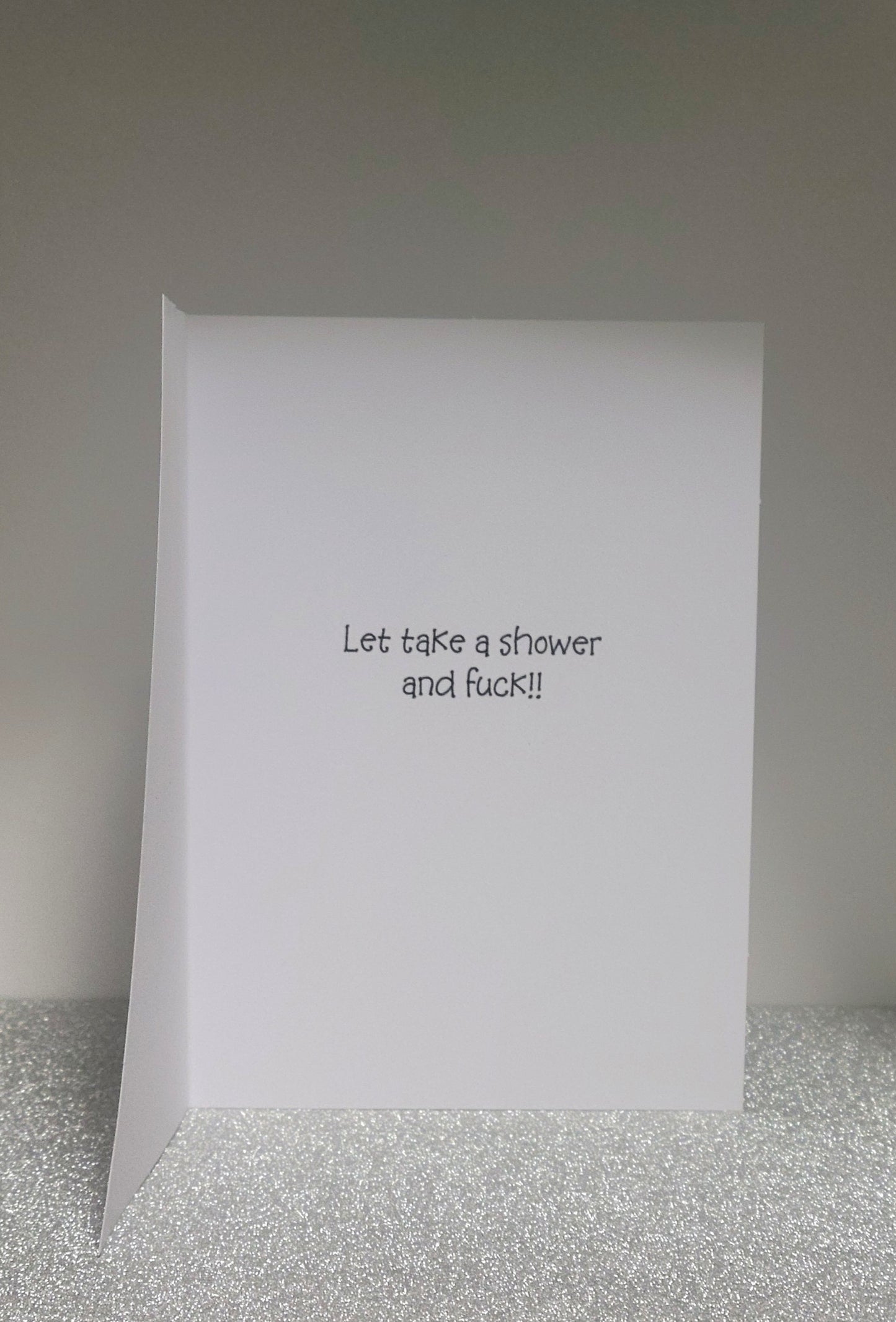 Shower Couple Naughty Card