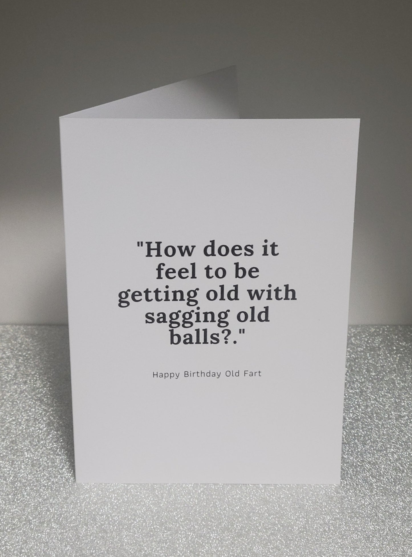 Happy Birthday Humor Naughty Balls Card