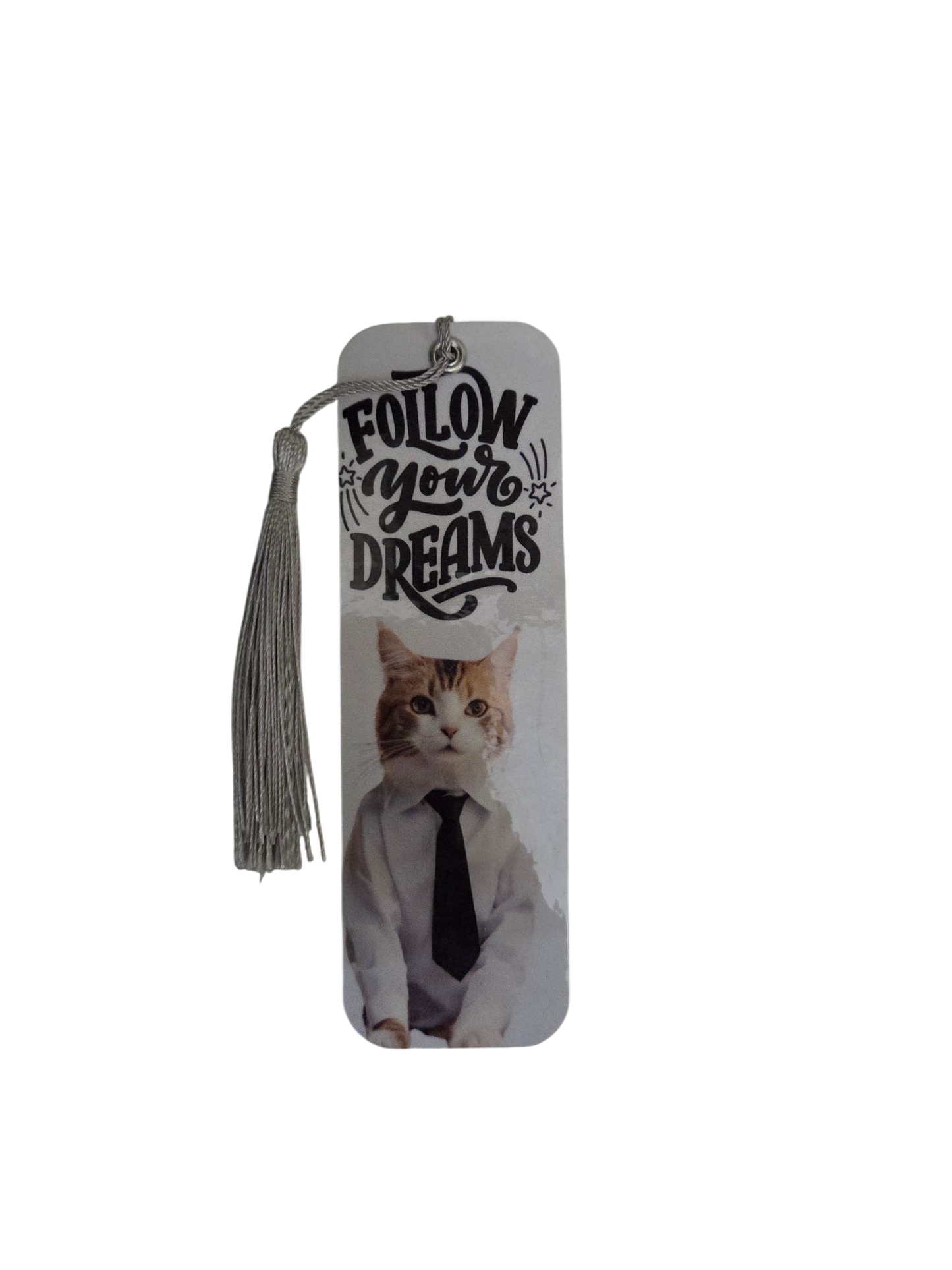 Bookmark Cat Motivational Quote