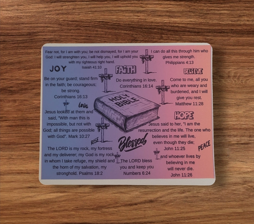 Mouse Pad- Bible Verses Mouse Pad