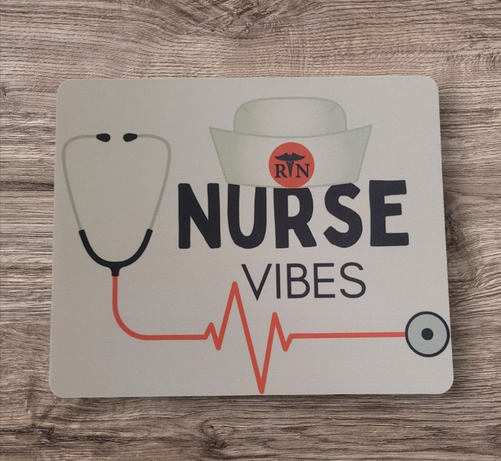 Mouse Pad- Nurse Vibe Mouse Pad