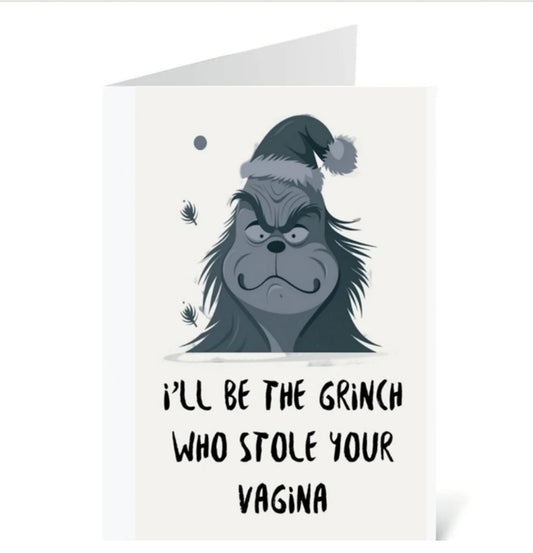 Grinch Naughty Greeting Card