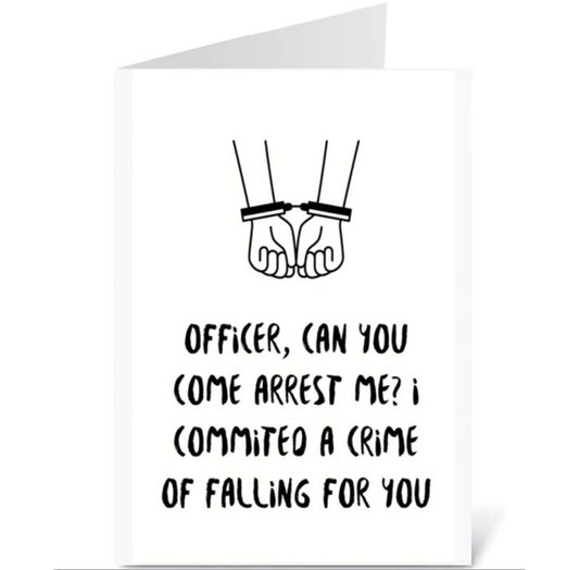 Officer Greeting Card