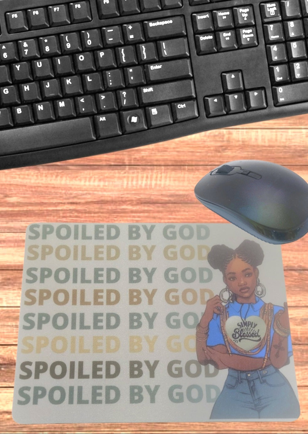 Mouse Pad- Spoiled By God Mouse Pad