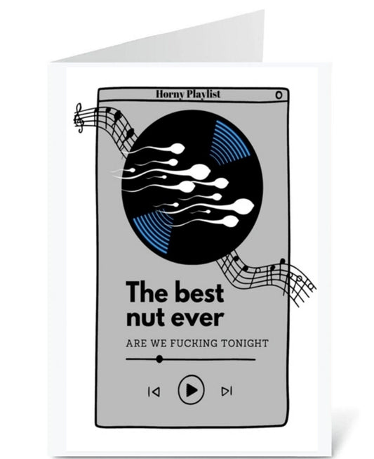 Best Nut Ever Naughty Card