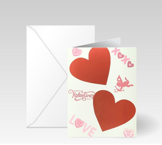 A Perfect Valentine's Day Gift: Heart Scratch Off Greeting Card