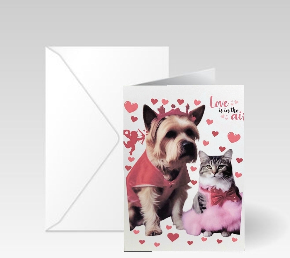 Cupid Shot Love Is In The Air Card