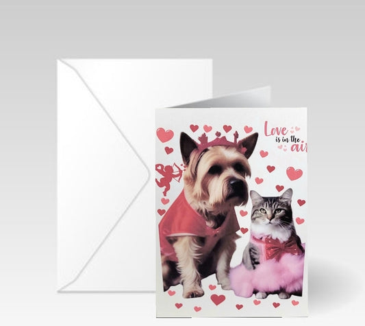 Cupid Shot Love Is In The Air Card