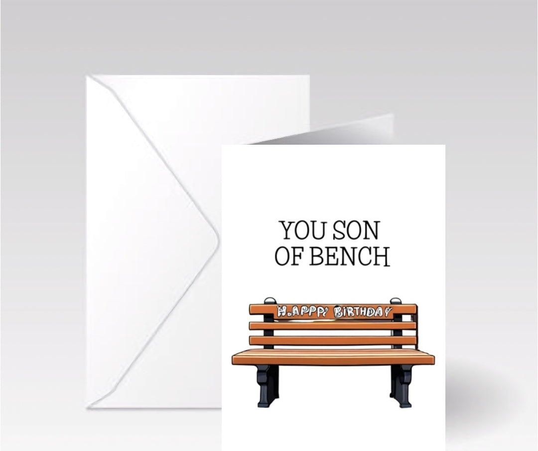 Son Of Bench Humor Card