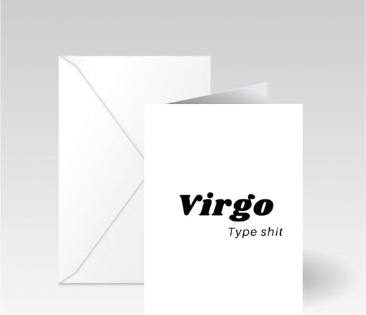 Zodiac Sign Card