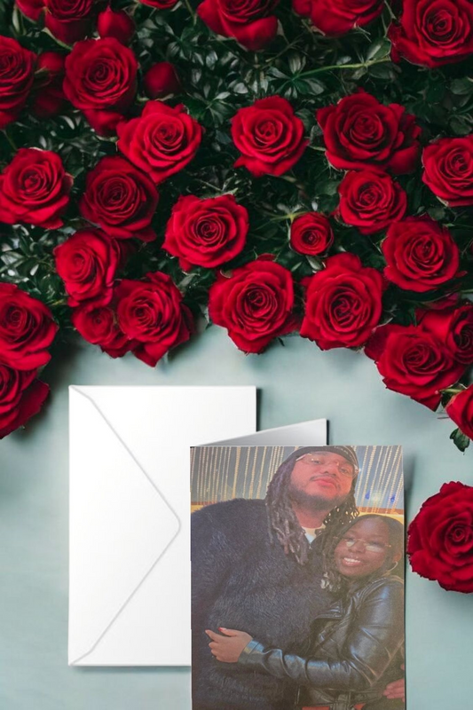 All Occasion Personalized Love Card with Your Picture Perfect for Anniversary, Valentine’s, or Just Because