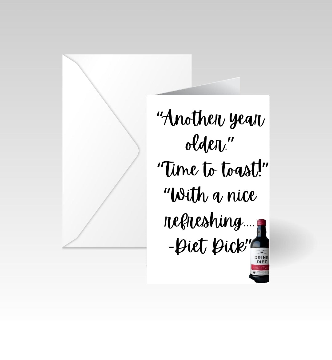 Diet Dick Naughty Humor Card