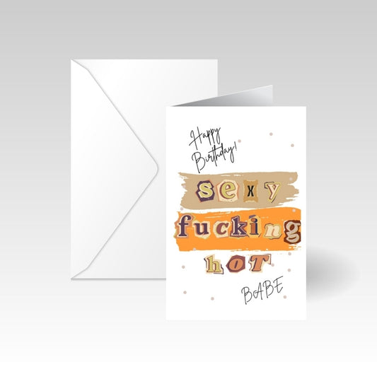 Babe Sexy Hot Birthday Card