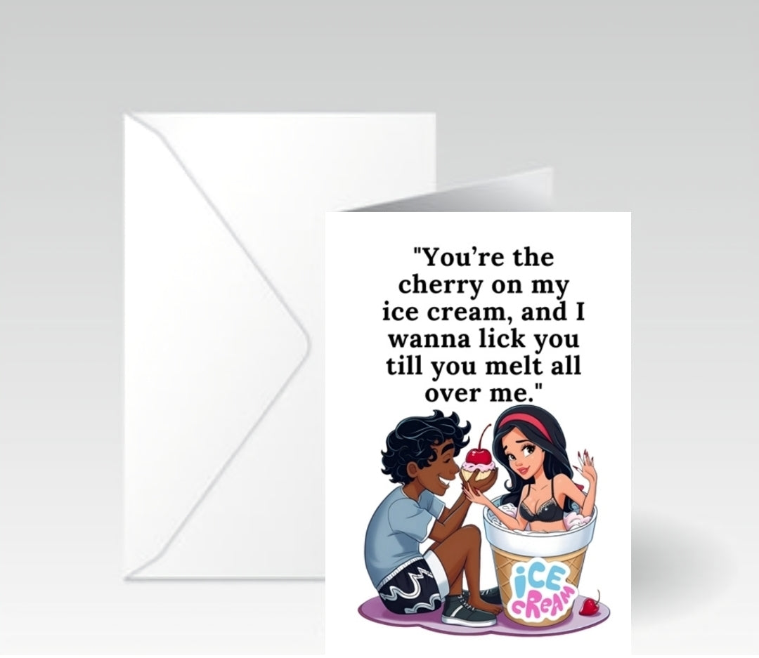 Cherry Naughty Card