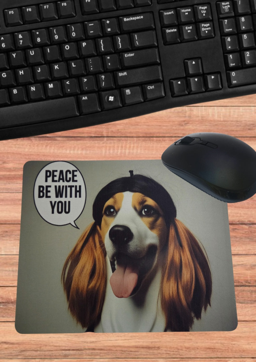 Mouse Pad- Peace Be With You