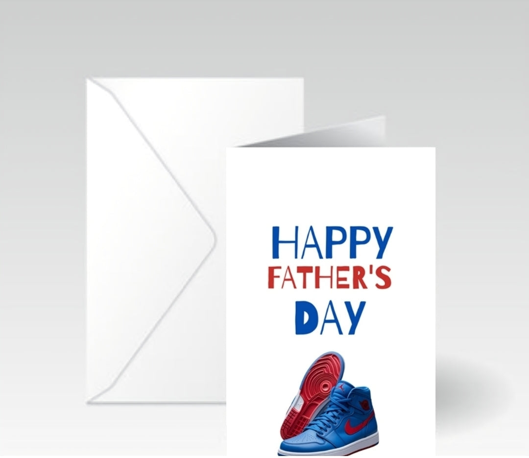 Father's Day Sneaker Card