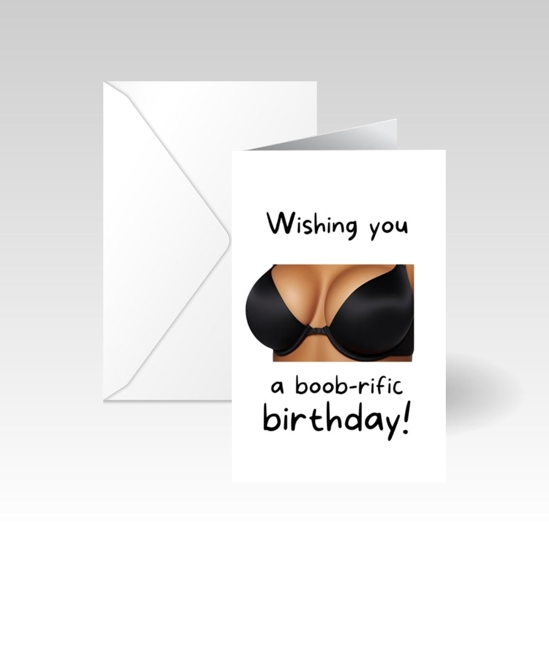 Boob-rific Birthday Naughty Card