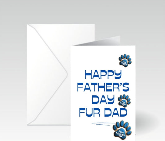 Father's Day Fur Dad Card